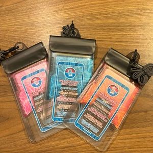 Set of 3 Waterproof Smart Phone/Digital Camera Pouch